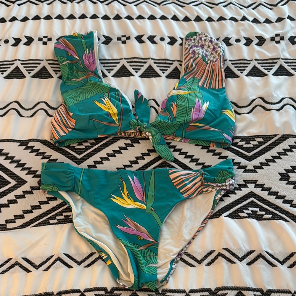 Tropical Floral Bikini Set